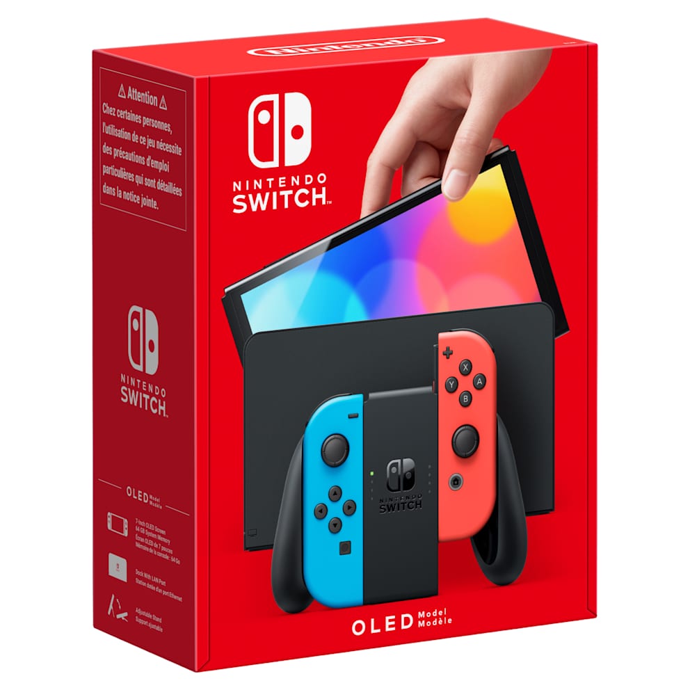 Nintendo Switch – OLED-Modell (Neon-Blau/Neon-Rot)