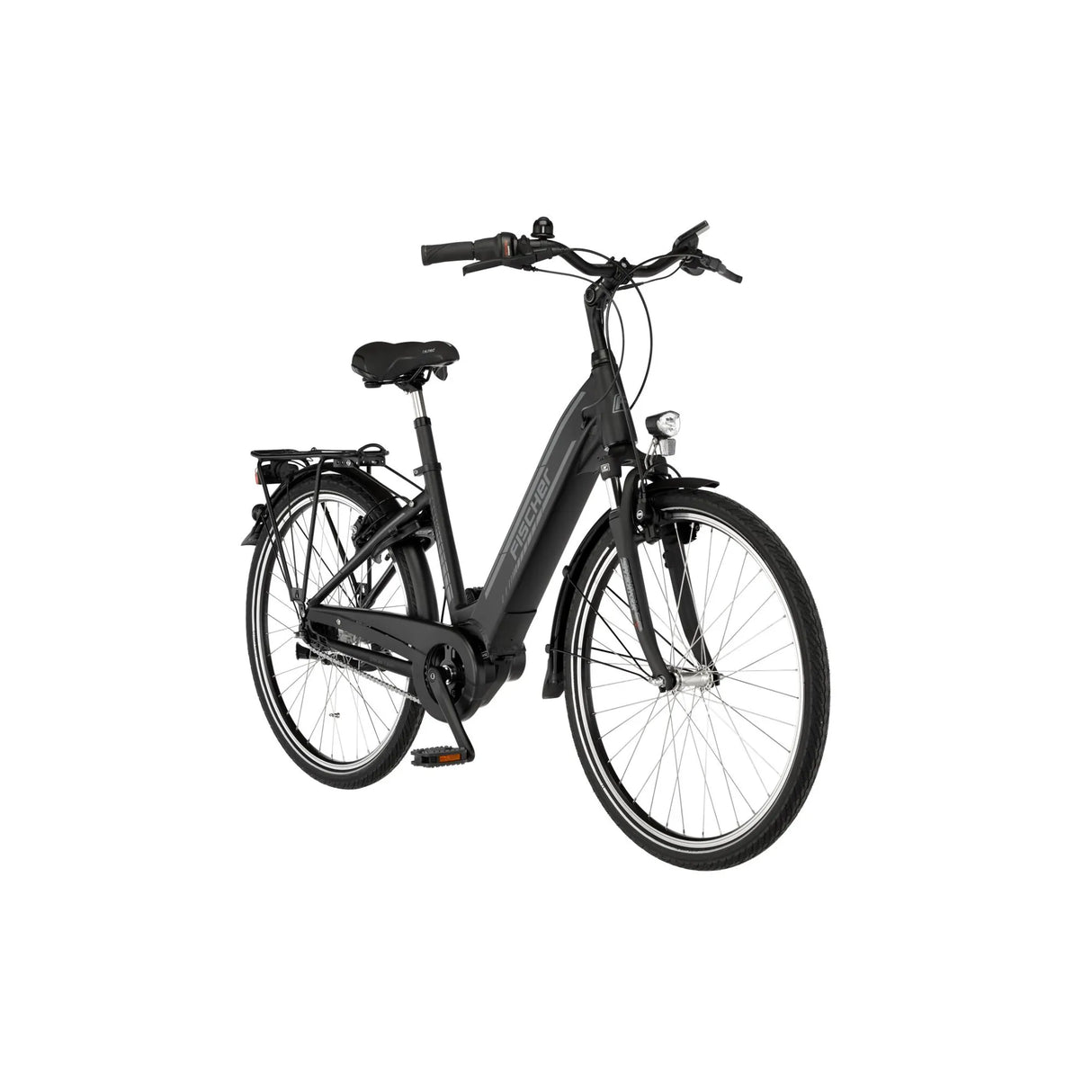 SCHER E-Bike Pedelec City CITA 4.1i, framehoogte 44 cm, 28 inch, accu 504 Wh, middenmotor, lage instap, naafversnelling, LCD-display, zwart