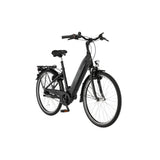 SCHER E-Bike Pedelec City CITA 4.1i, framehoogte 44 cm, 28 inch, accu 504 Wh, middenmotor, lage instap, naafversnelling, LCD-display, zwart