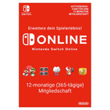 Nintendo Switch-Konsole (neon-blau/neon-rot) – Nintendo Switch Sports-Set + Nintendo Switch Online – 12-monatige (365-tägige) Einzelmitgliedschaft
