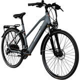 Zündapp Z810 E Bike Trekkingfiets dames vanaf 155 cm met naafmotor Pedelec Trekkingfiets met 24 versnellingen en verlichting StVZO