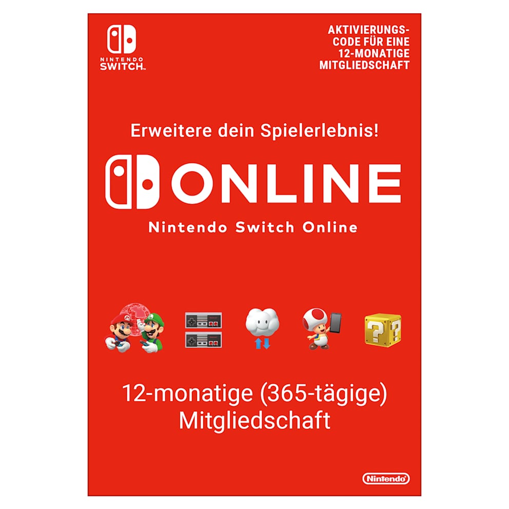 Nintendo Switch – OLED-model (wit) + Mario Kart 8 Deluxe + Nintendo Switch Online – Individueel lidmaatschap van 12 maanden (365 dagen)