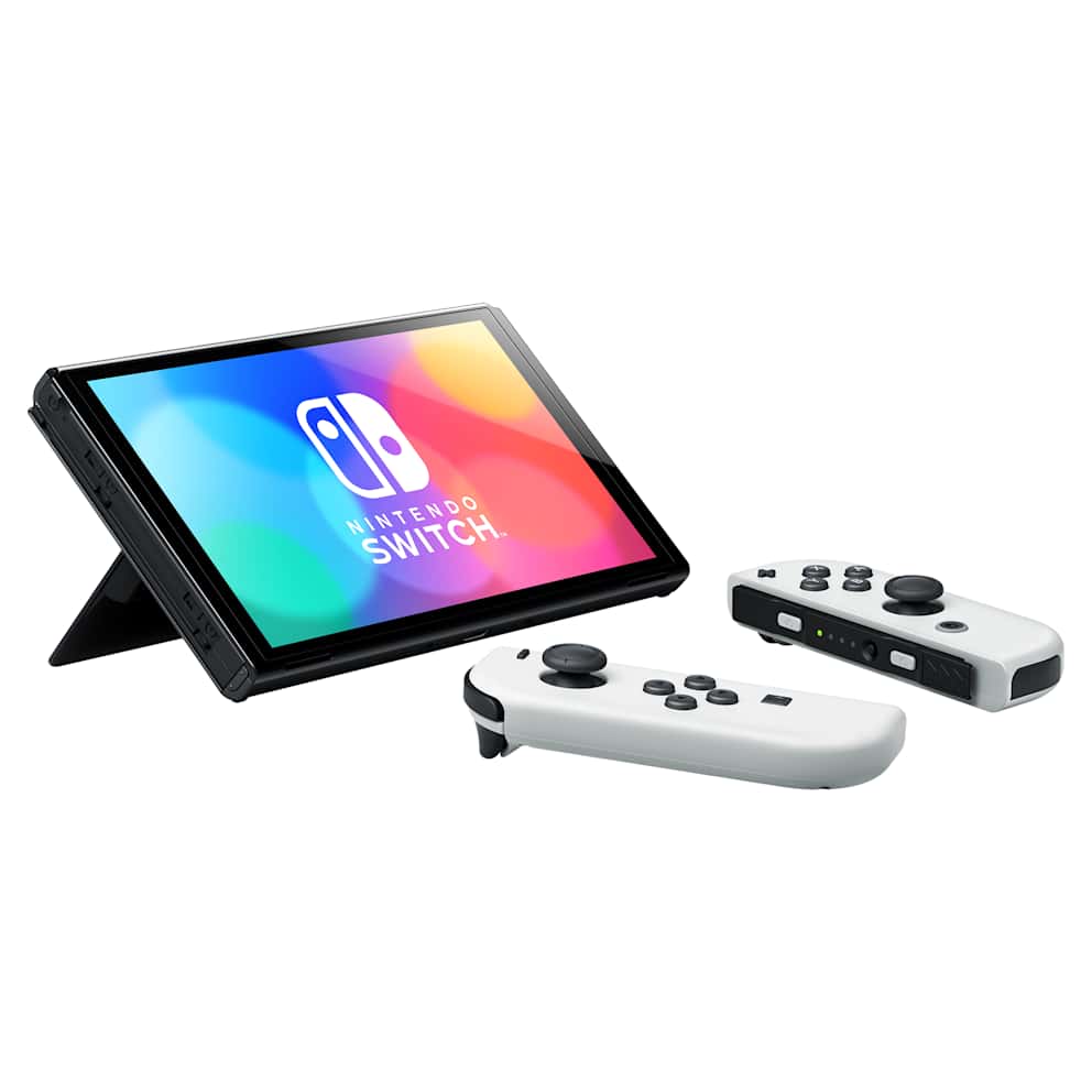 Nintendo Switch – OLED-model (wit) + Mario Kart 8 Deluxe + Nintendo Switch Online – Individueel lidmaatschap van 12 maanden (365 dagen)