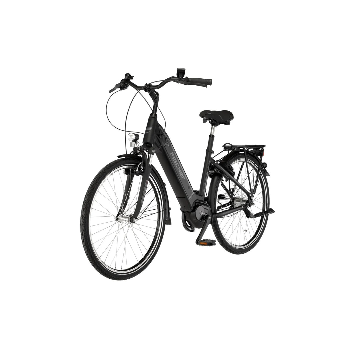 SCHER E-Bike Pedelec City CITA 4.1i, framehoogte 44 cm, 28 inch, accu 504 Wh, middenmotor, lage instap, naafversnelling, LCD-display, zwart
