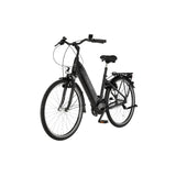 SCHER E-Bike Pedelec City CITA 4.1i, framehoogte 44 cm, 28 inch, accu 504 Wh, middenmotor, lage instap, naafversnelling, LCD-display, zwart
