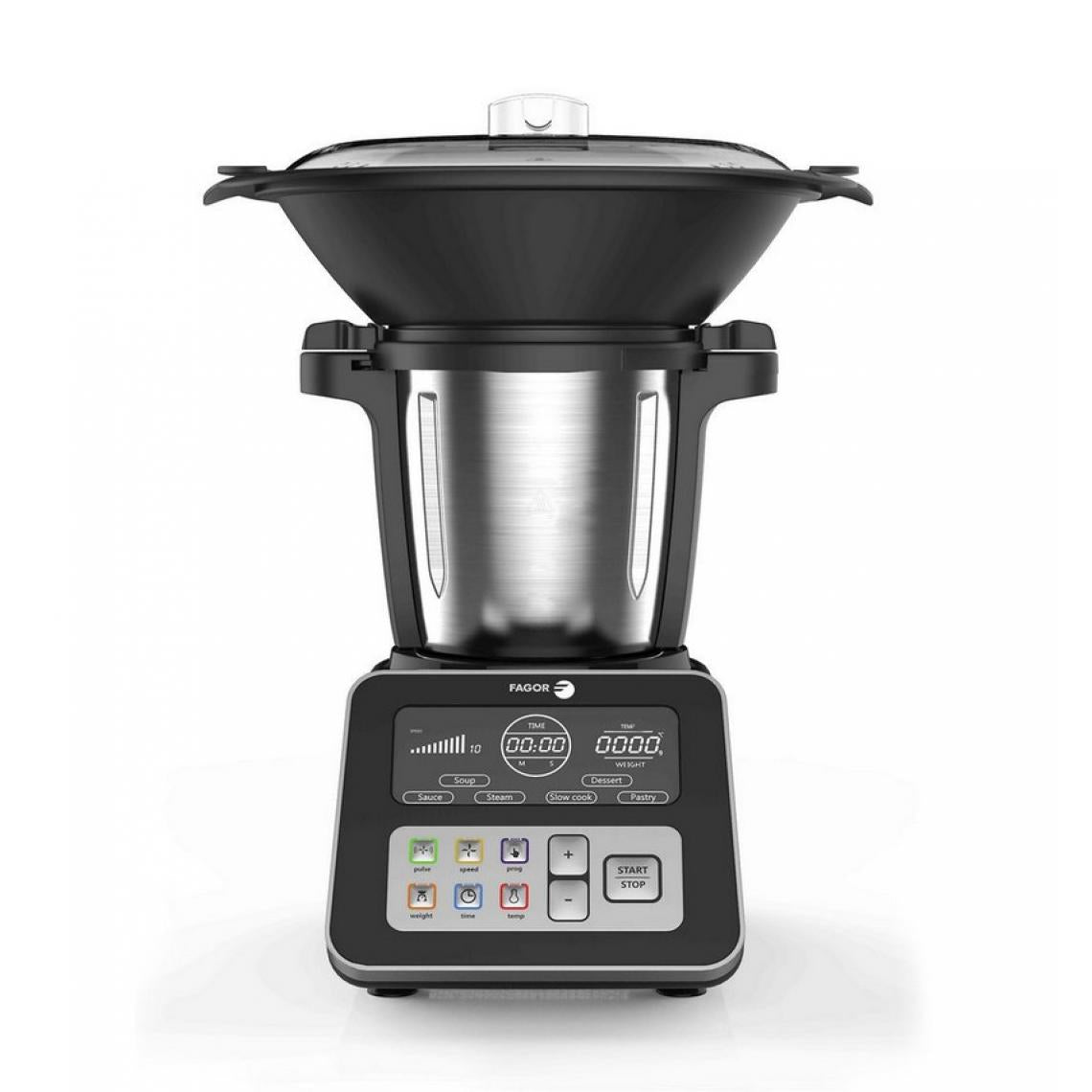 FAGOR – FAGOR FG1500 – Multifunctionele keukenmachine – GRAND CHEF PLUS – 1500W – Zwart